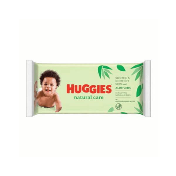 Huggies Natural Care Wipes 56s