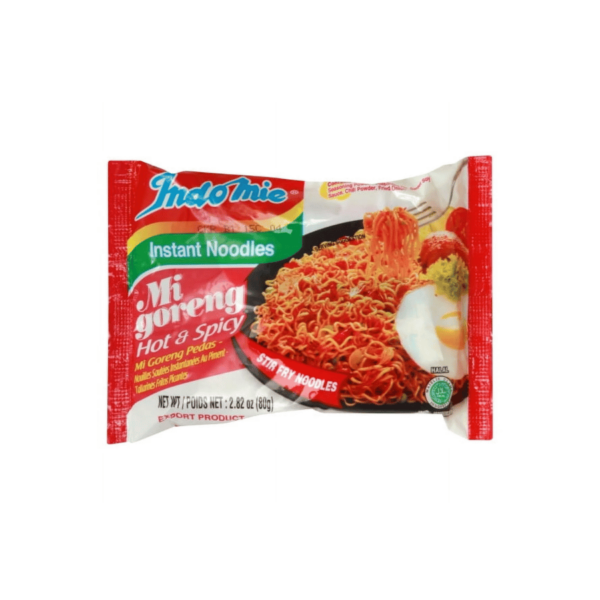 INDOMIE MI GORENG HOT & SPICY NOODLES 80g