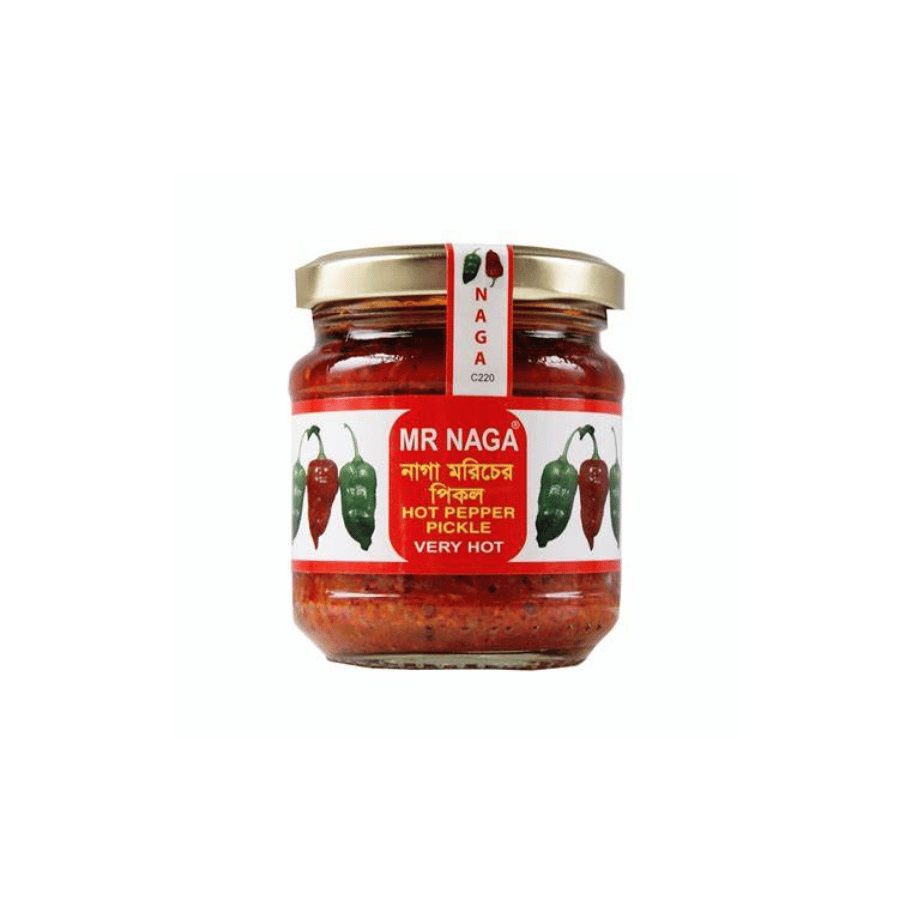 Mr Naga V/Hot Pepper Pickle 190g – cookingasia