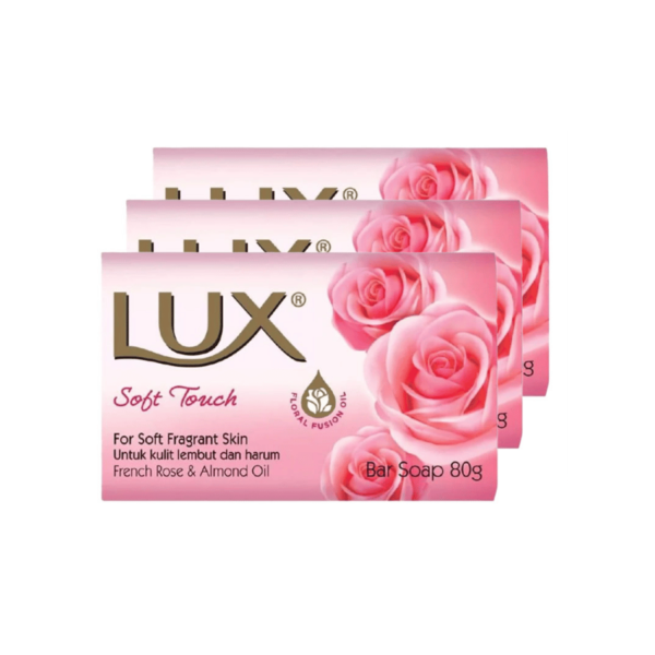 Lux Soap Bar Soft Touch 80g X 3