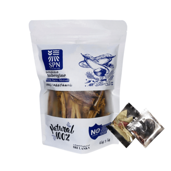 SPN Dehydrated Aubergine with curry mix 45g