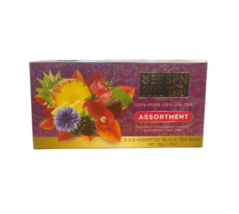 SPN Assortment (Earl grey, pineapple, cherry, strawberry, blackberry) 25 bags