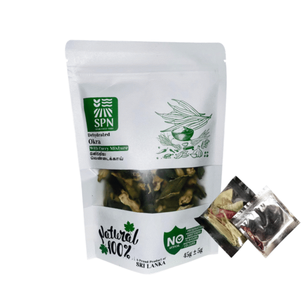 SPN Dehydrated Lady finger-okra with curry mix 45g