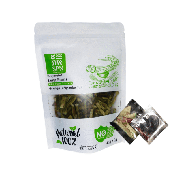SPN Dehydrated Long bean with curry mix 45g